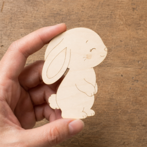 Wooden Rabbit Cutout