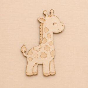Wooden Giraffe Cutout