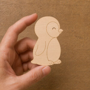 Wooden Penguin Cutout