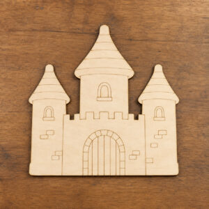Wooden Fairy Castle Cutout