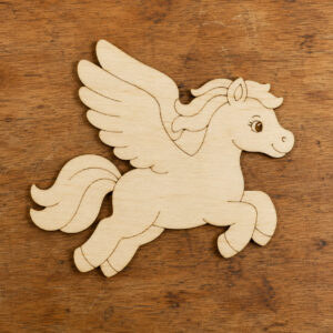 Wooden Flying Horse Cutout