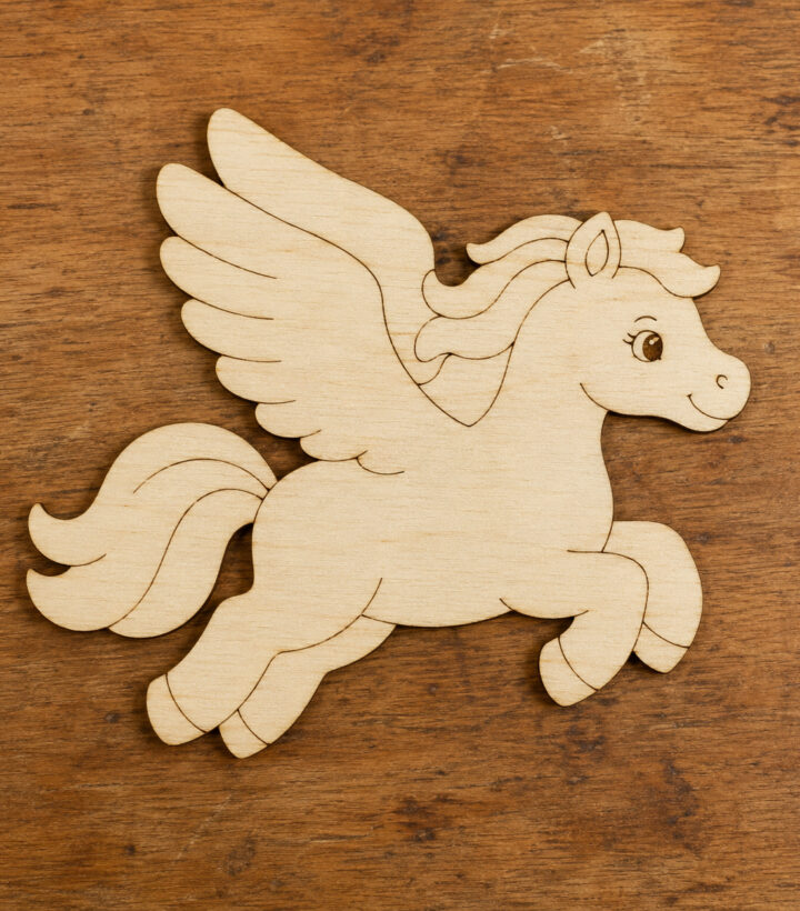 Wooden Flying Horse Cutout