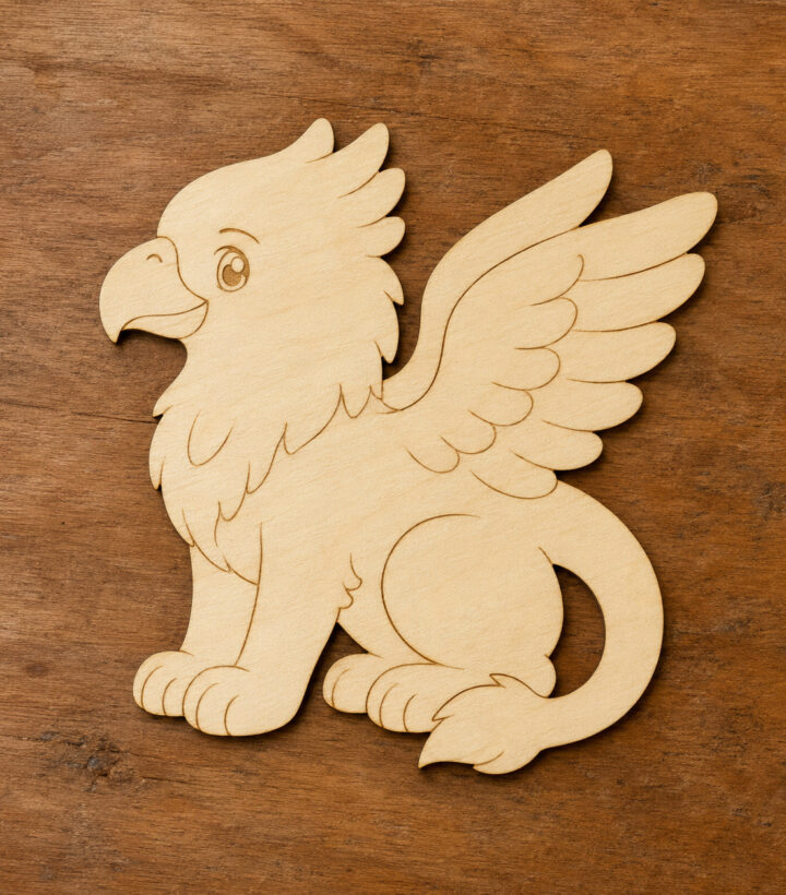 Wooden Griffin Cutout