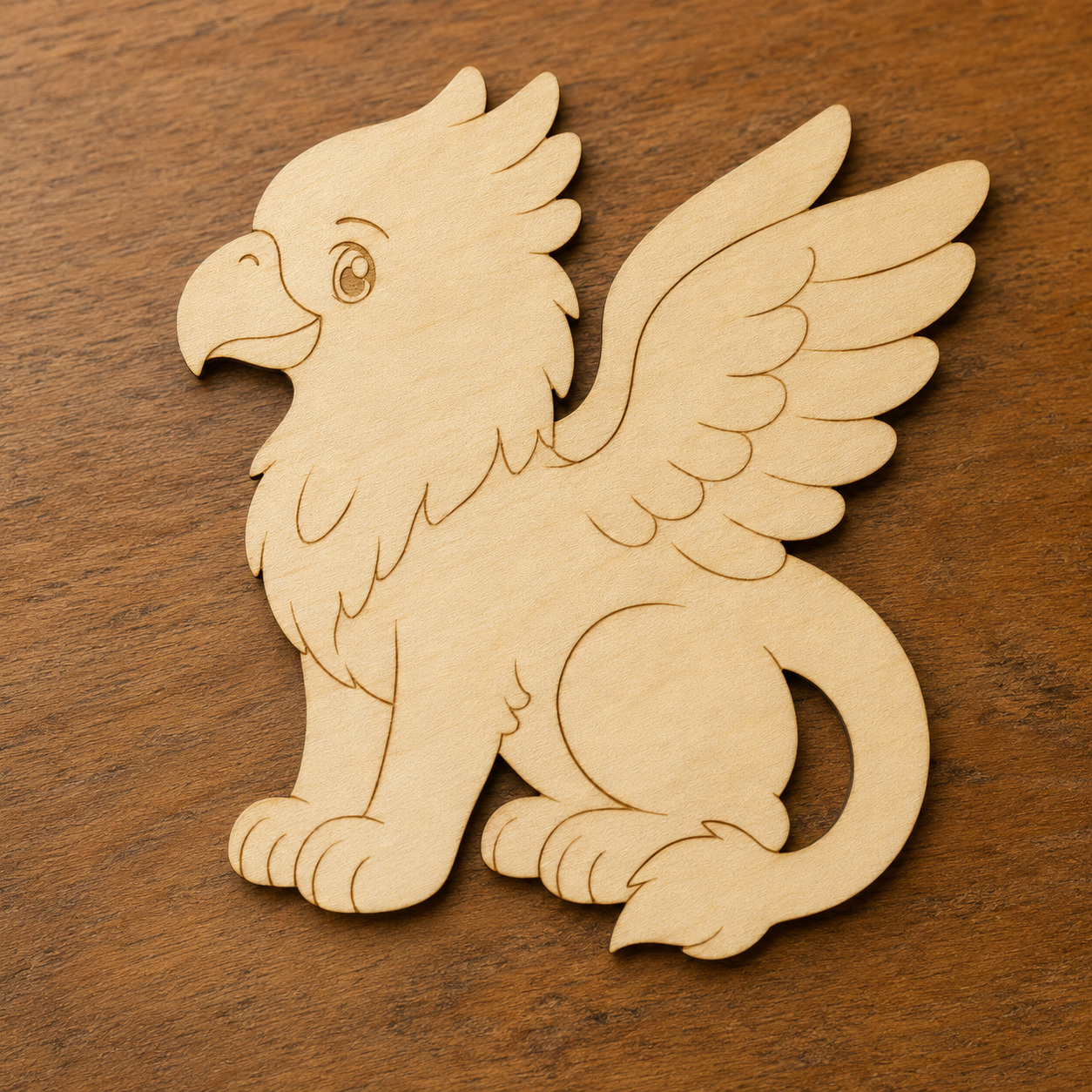 Wooden Griffin Cutout - Image 2