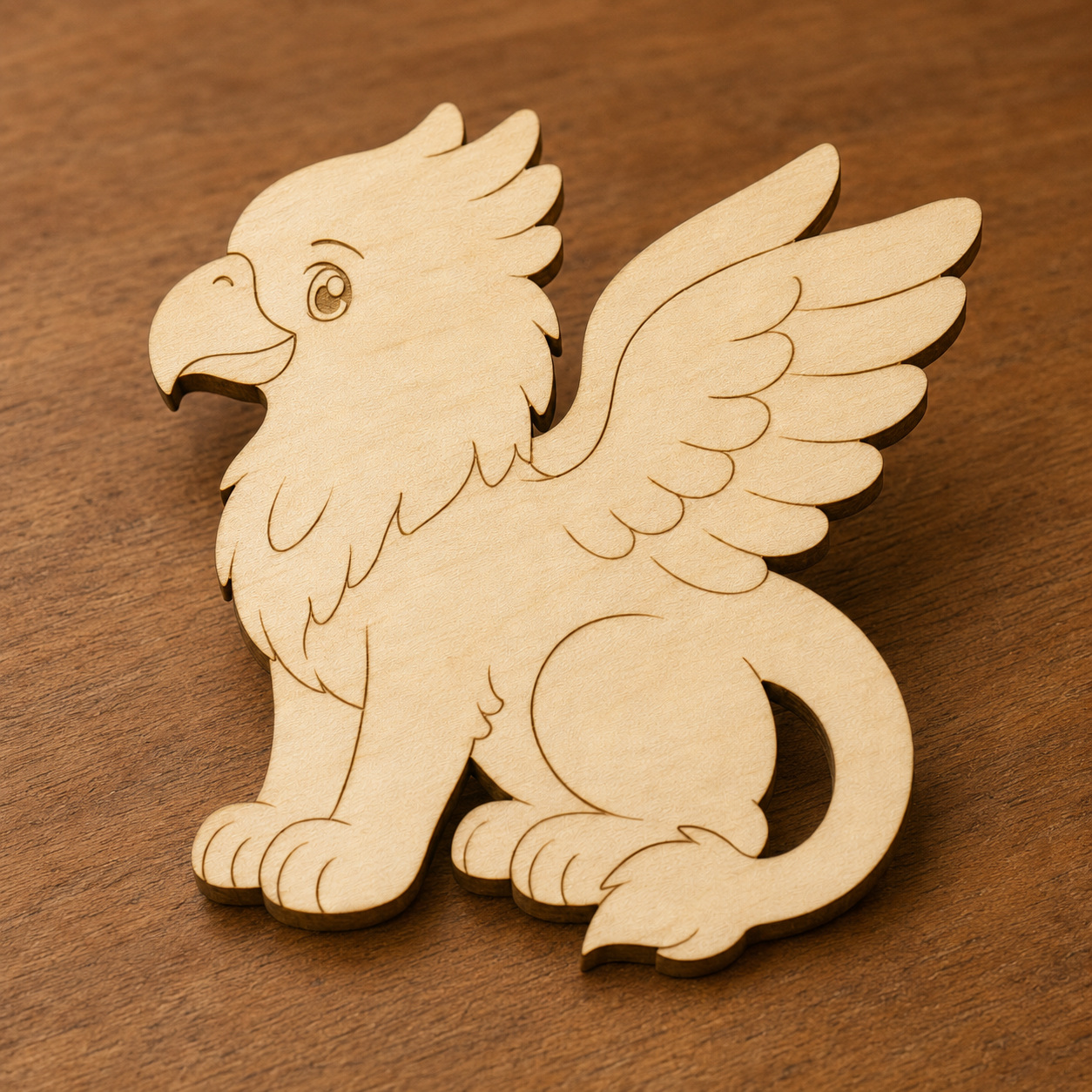 Wooden Griffin Cutout - Image 4