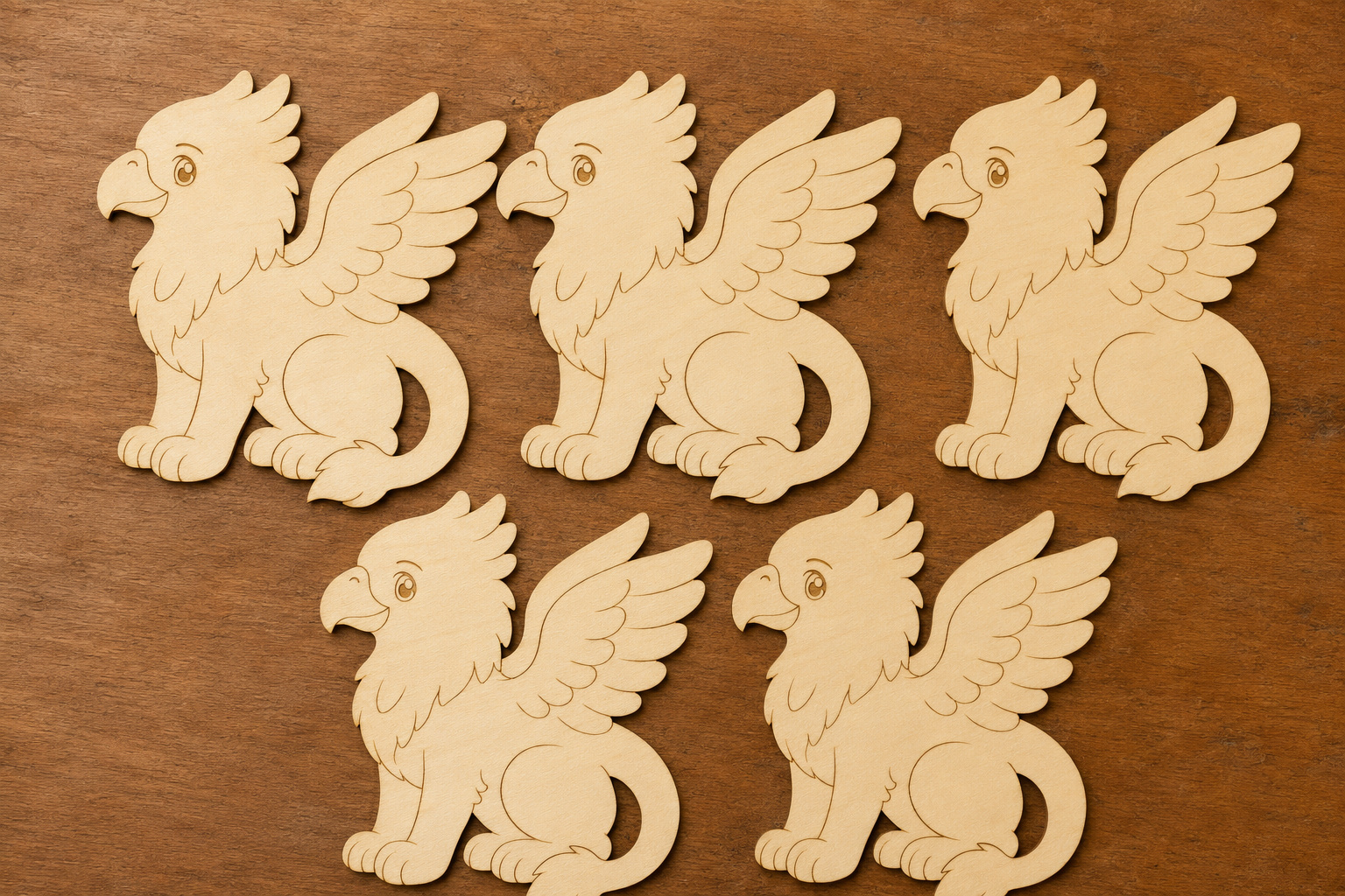 Wooden Griffin Cutout - Image 5
