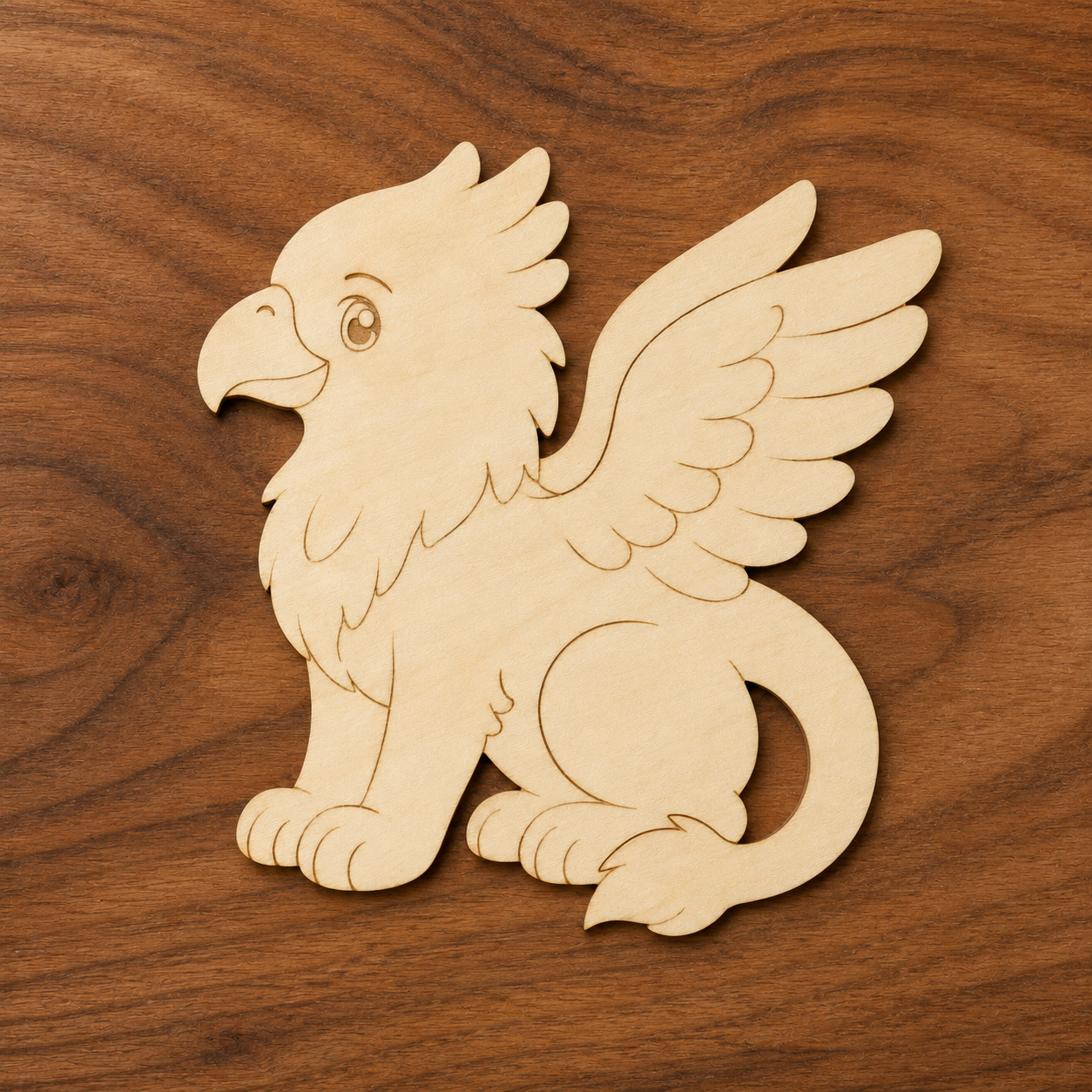 Wooden Griffin Cutout - Image 6
