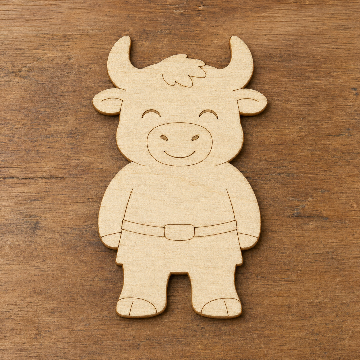 Wooden Minotaur Cutout