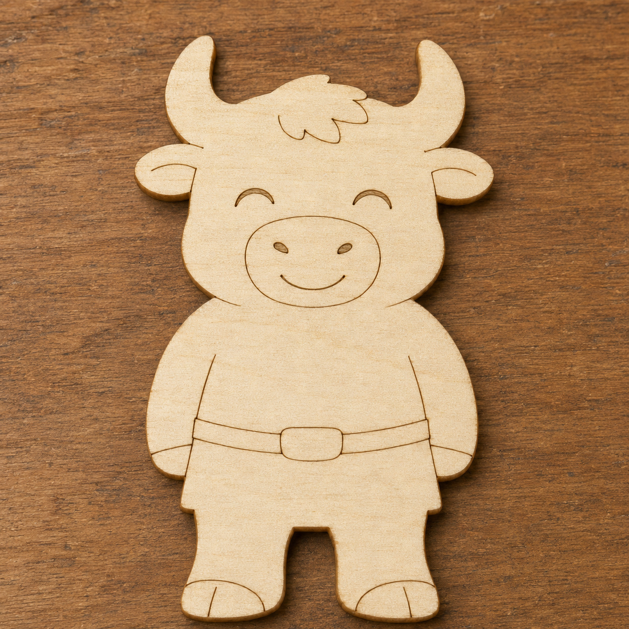 Wooden Minotaur Cutout - Image 2