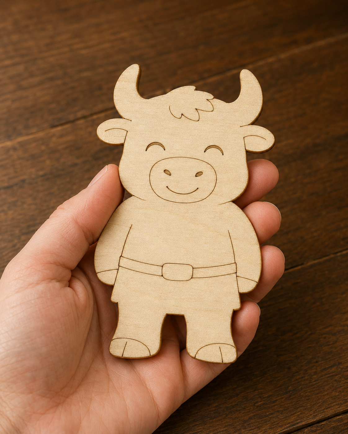 Wooden Minotaur Cutout - Image 3