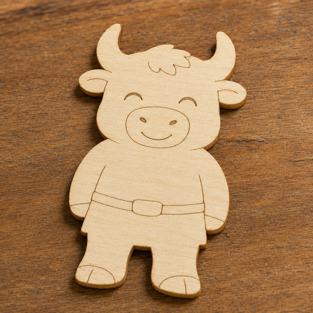 Wooden Minotaur Cutout - Image 4