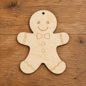 Wooden Gingerbread Man Cutout