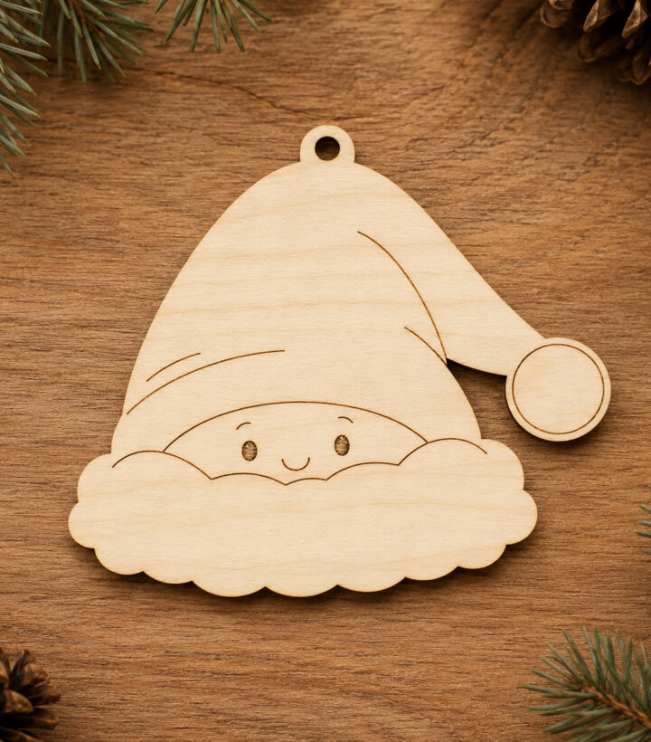 Wooden Santa Hat Cutout