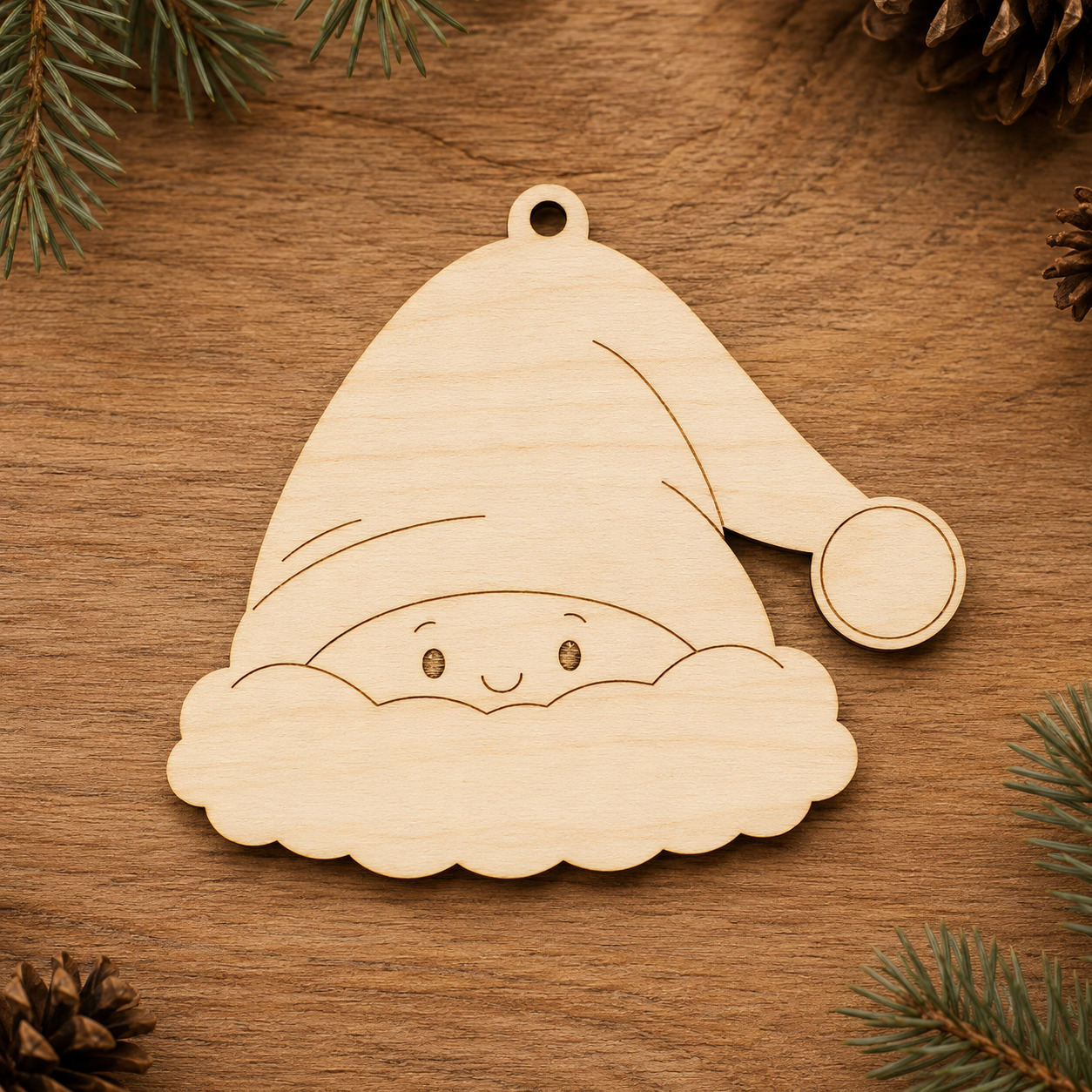 Wooden Santa Hat Cutout