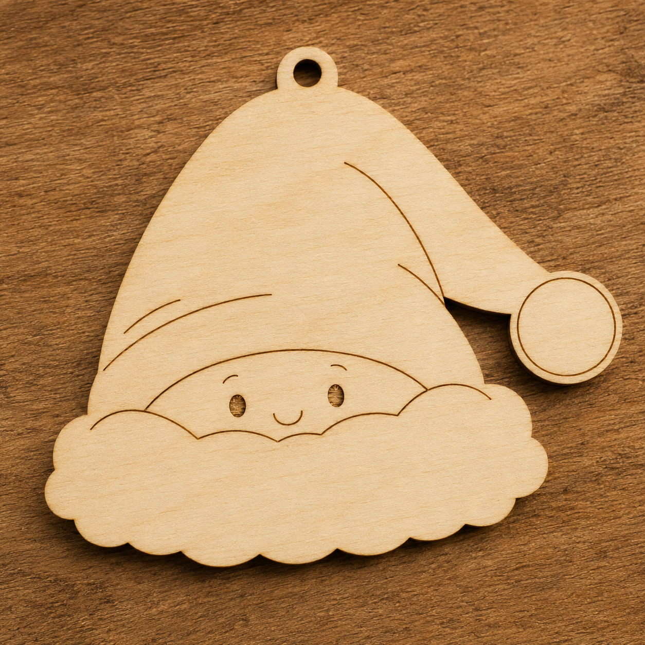 Wooden Santa Hat Cutout - Image 2