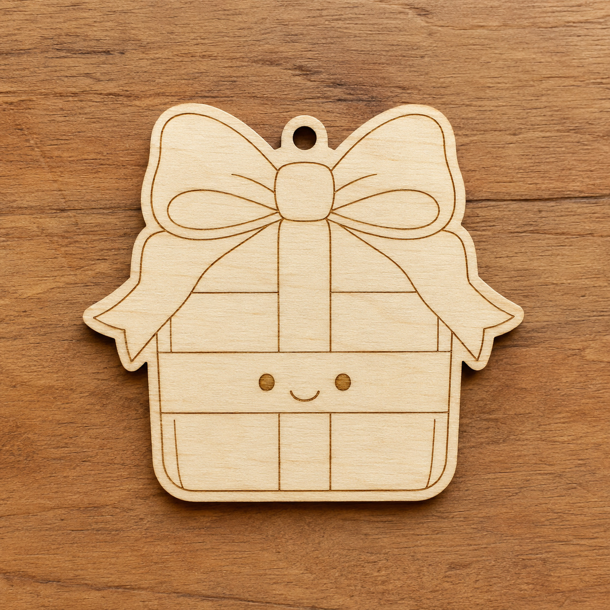 Wooden Gift Box Cutout