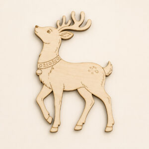 Wooden Christmas Reindeer Cutout