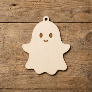 Wooden Ghost Ornament Blank