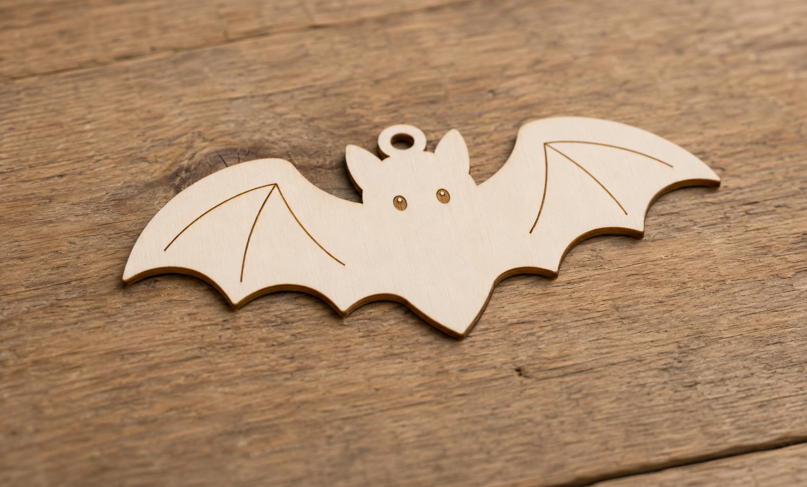 Wooden Bat Ornament Blank - Image 4