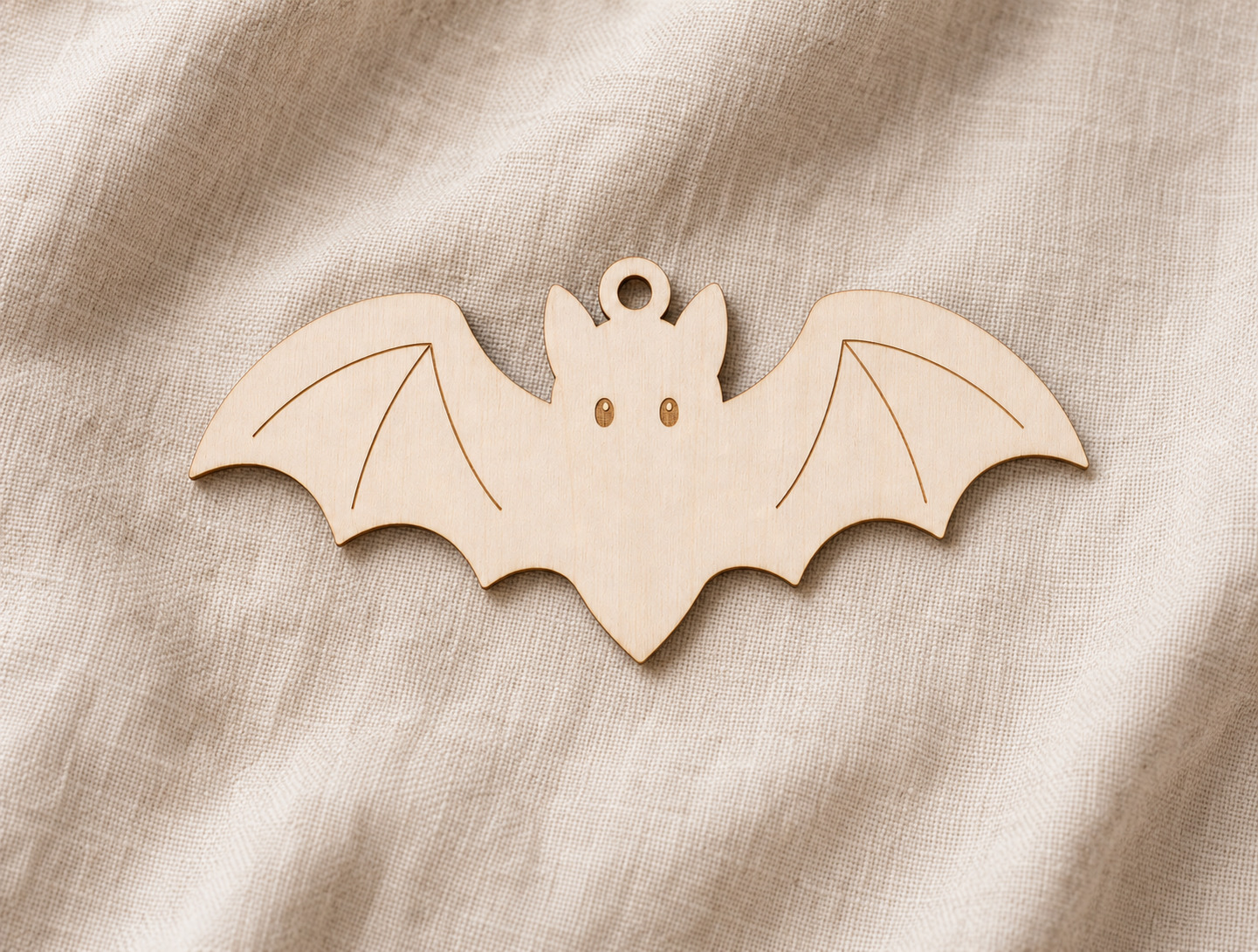 Wooden Bat Ornament Blank - Image 6