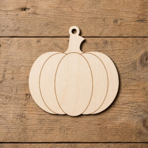 Wooden Pumpkin Ornament Blank