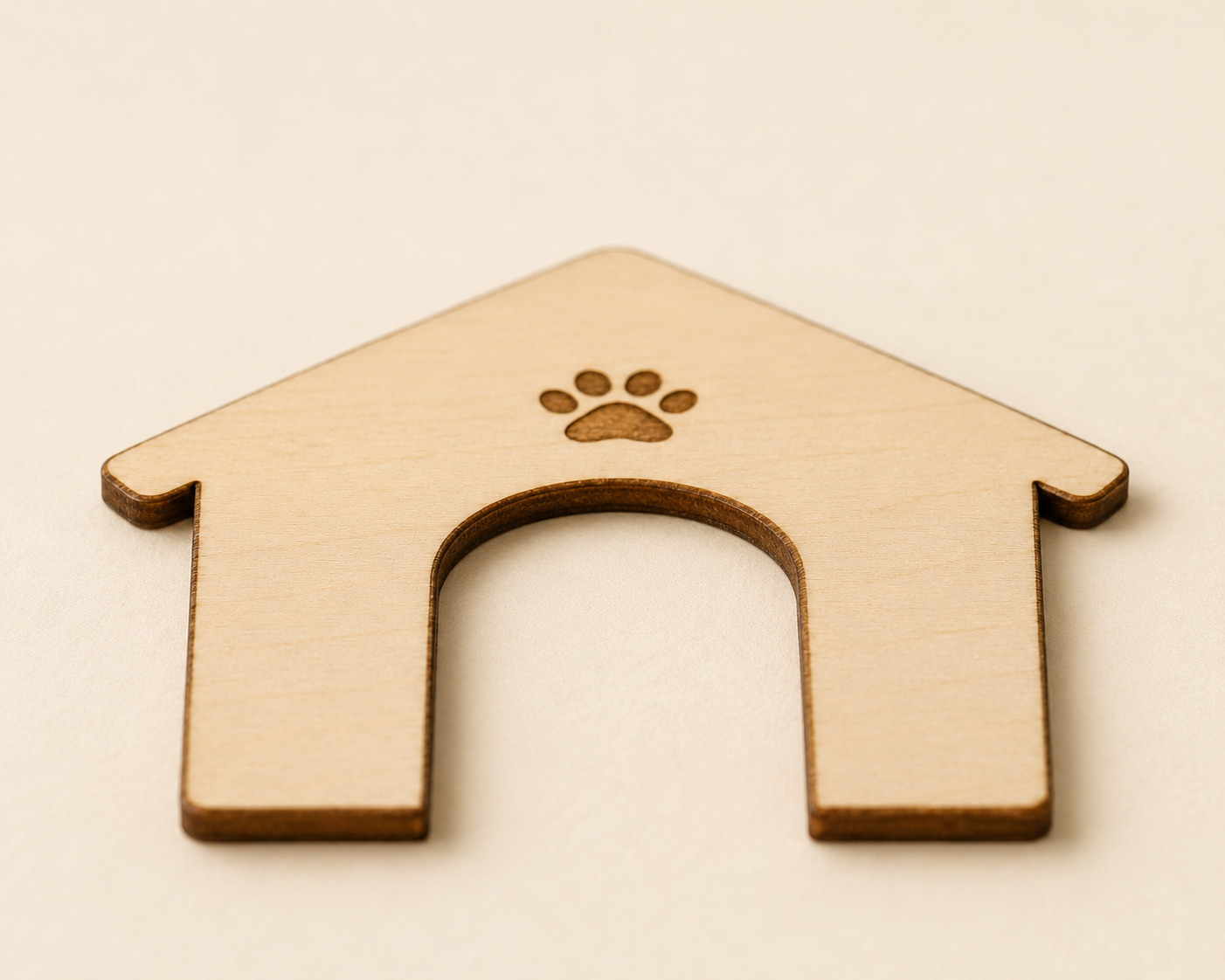 Wooden Dog House Cutout - Image 4