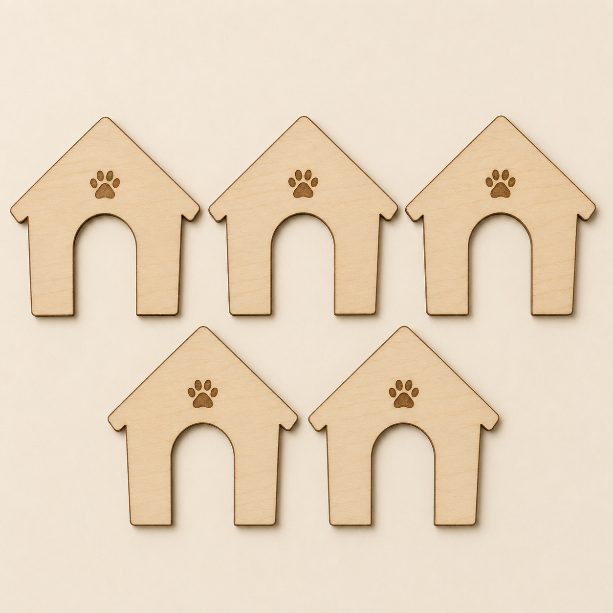 Wooden Dog House Cutout - Image 5