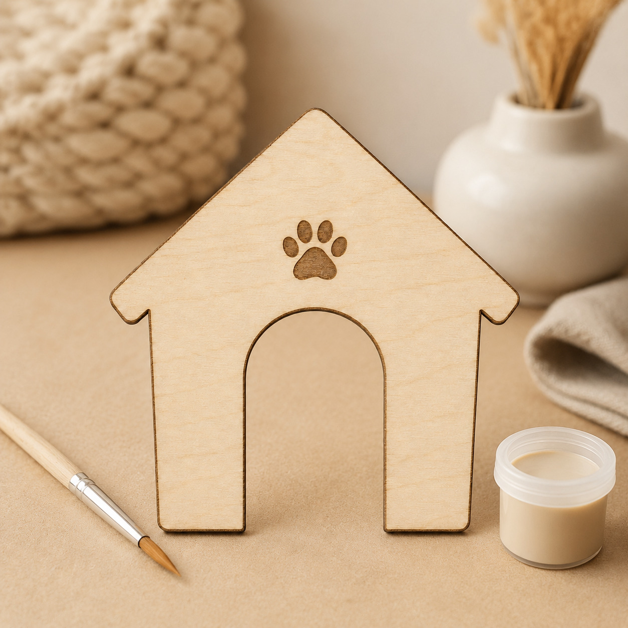 Wooden Dog House Cutout - Image 7