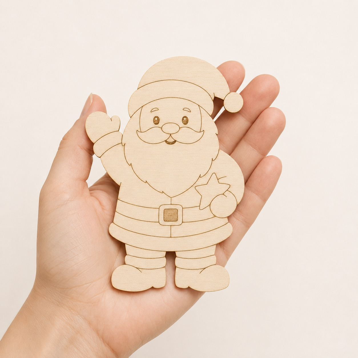 Wooden Santa Claus Cutout - Image 3