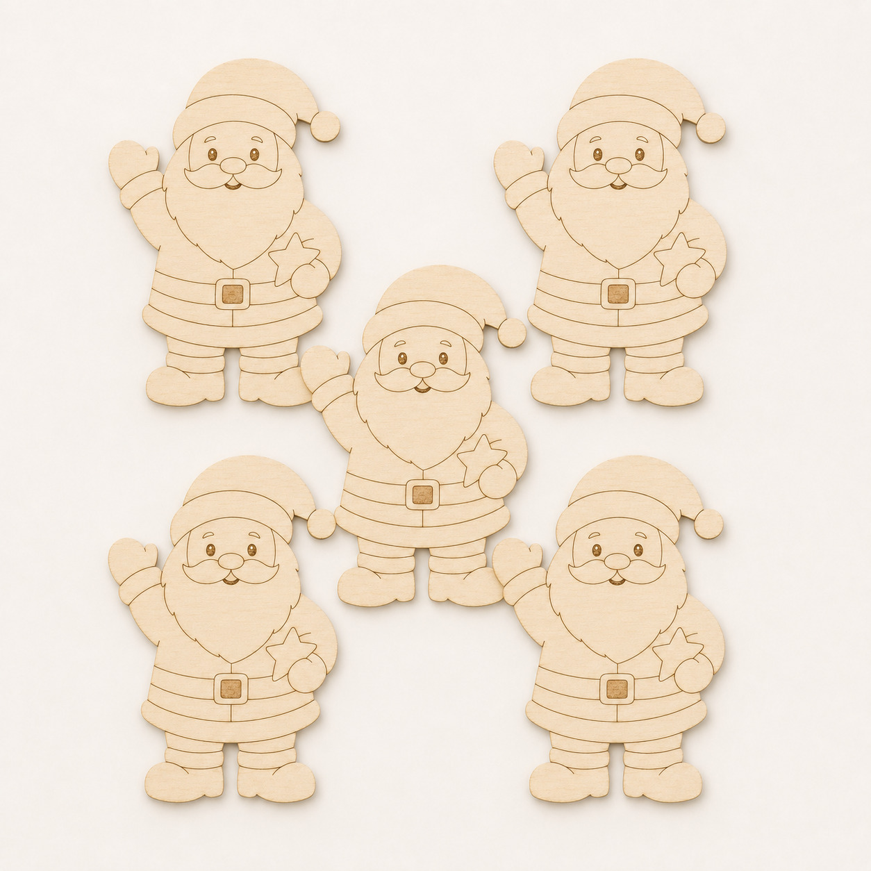 Wooden Santa Claus Cutout - Image 5