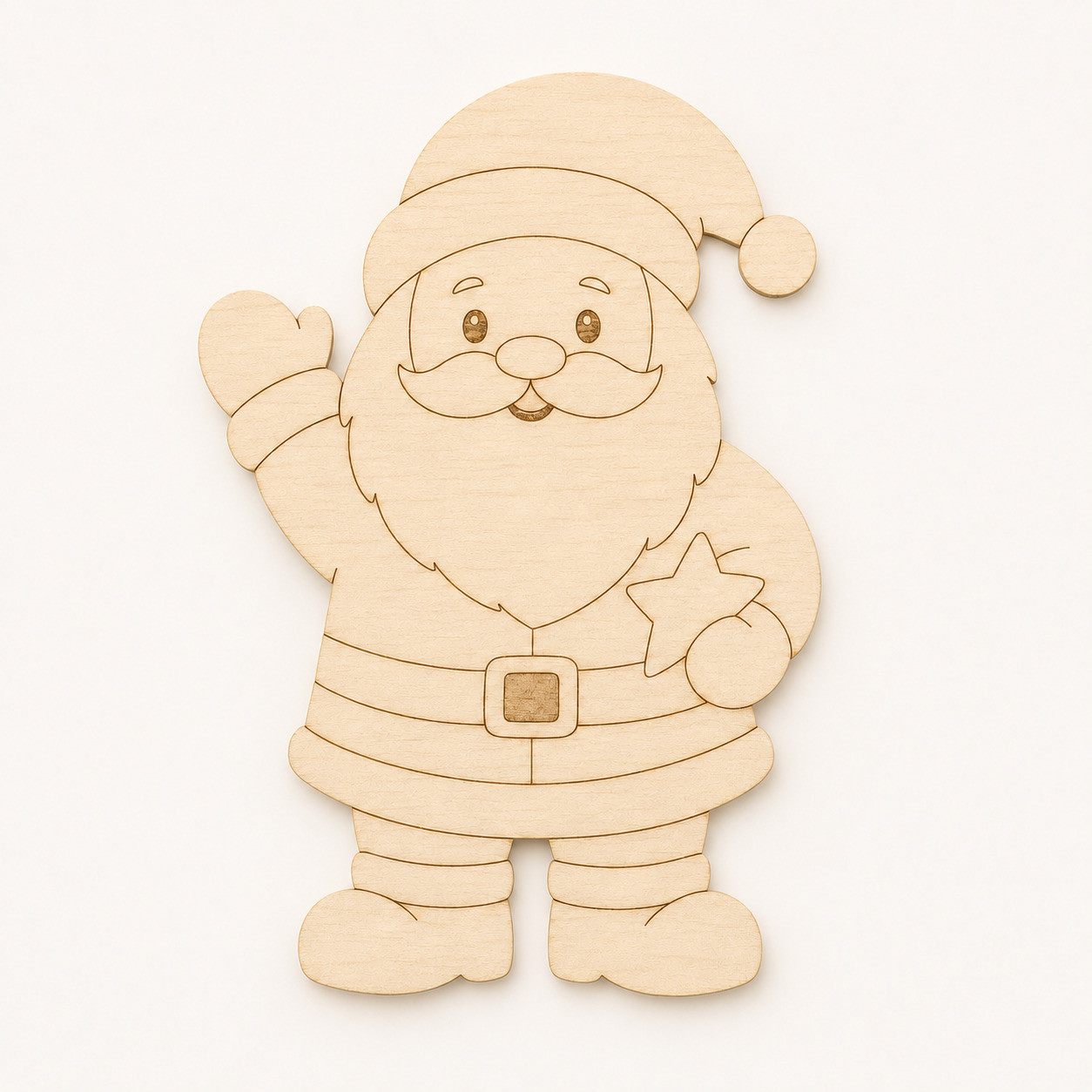 Wooden Santa Claus Cutout - Image 7