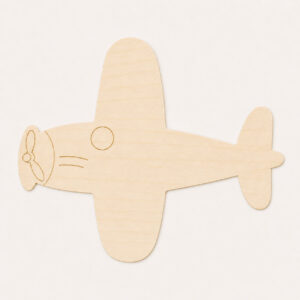 Wooden Airplane Cutout