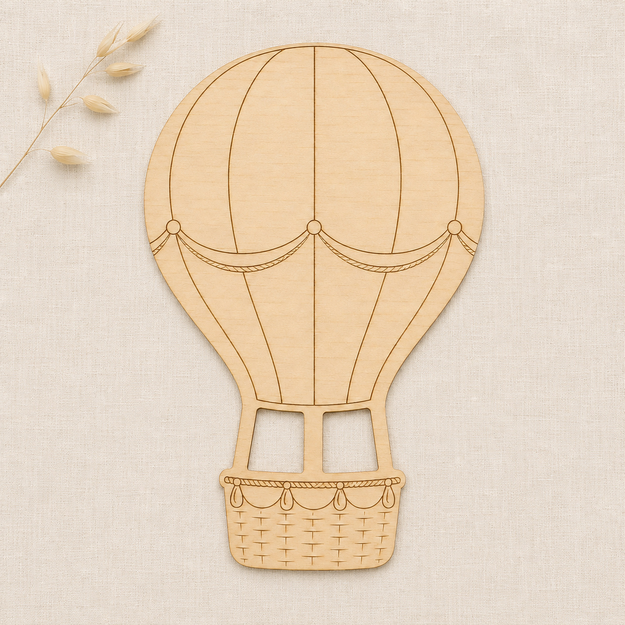 Wooden Hot Air Balloon Cutout - Image 6