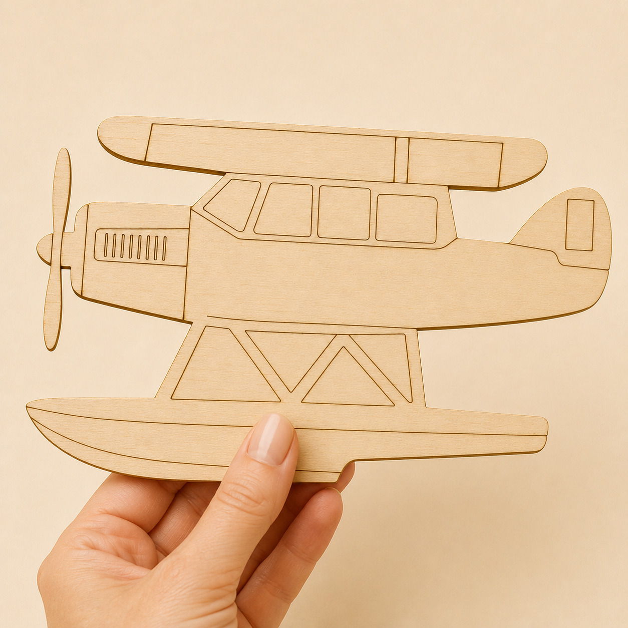 Wooden Seaplane Cutout - Image 3